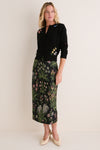 Floral Embroidered Potter Cardigan