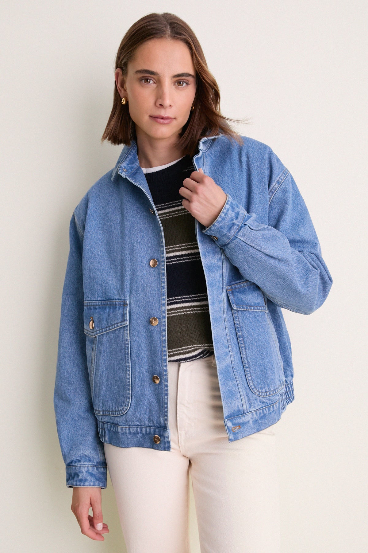 Denim Oversized Dylan Jacket
