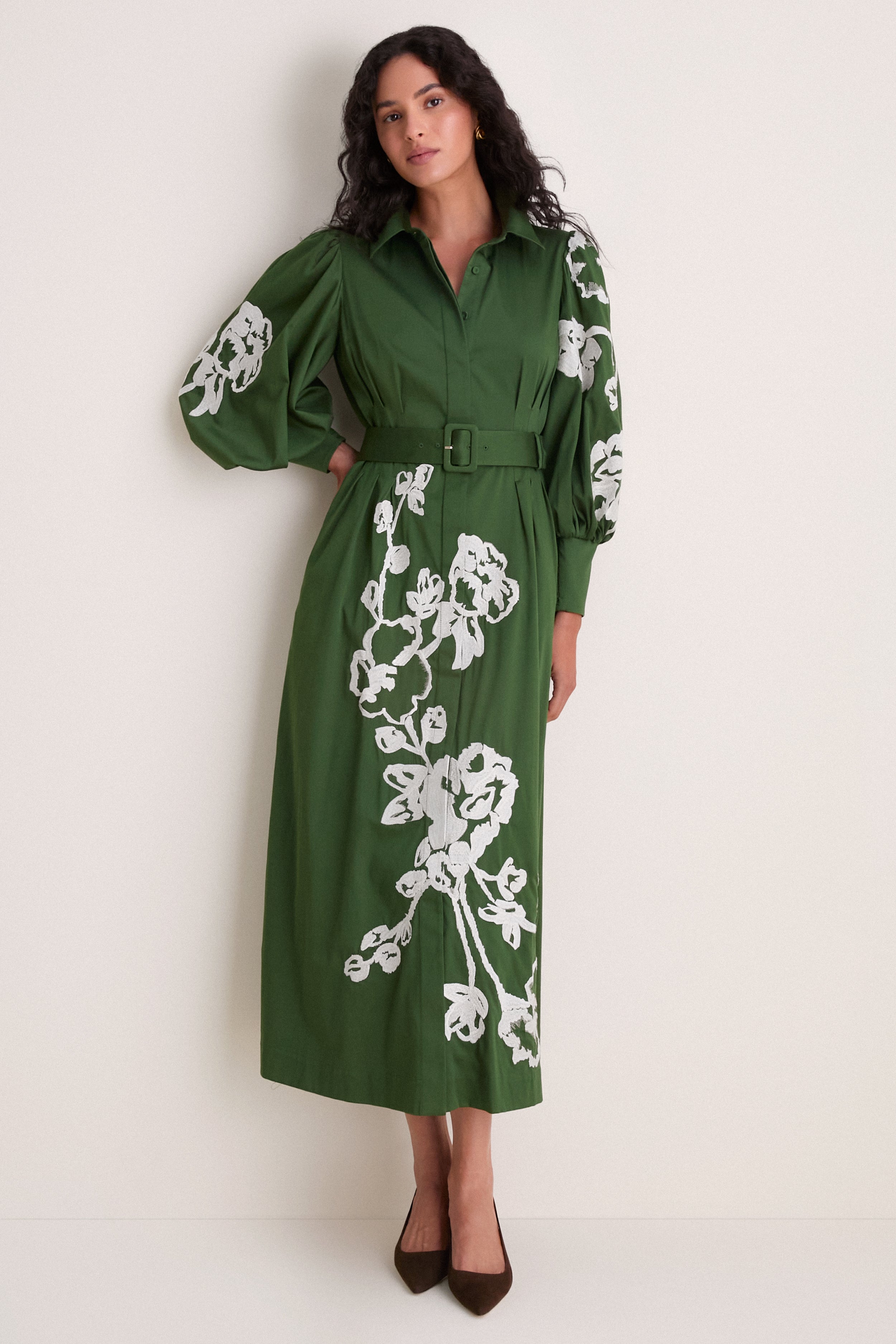 Forest Embroidered Therese Dress | Tuckernuck