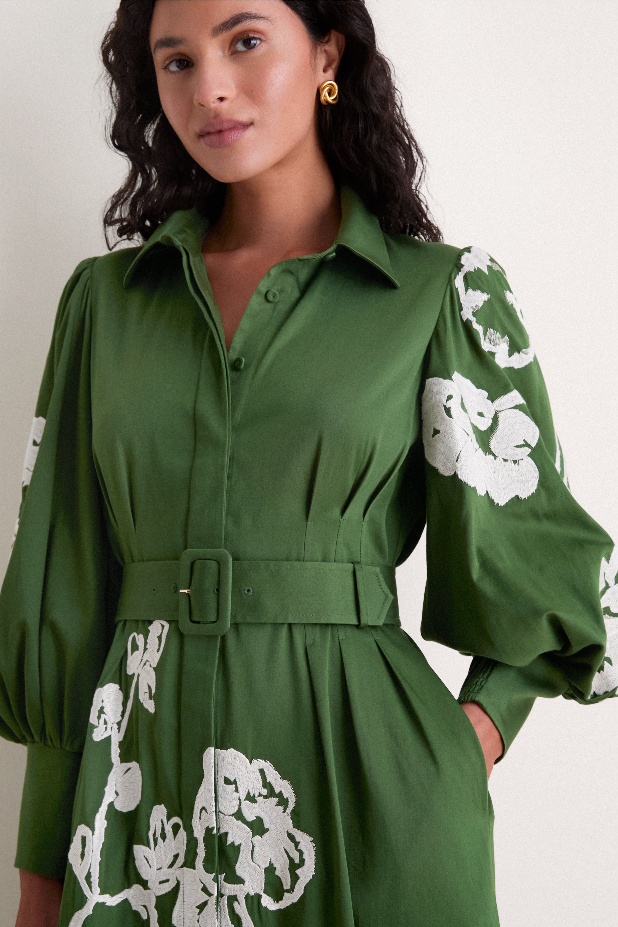 Forest Embroidered Therese Dress | Tuckernuck