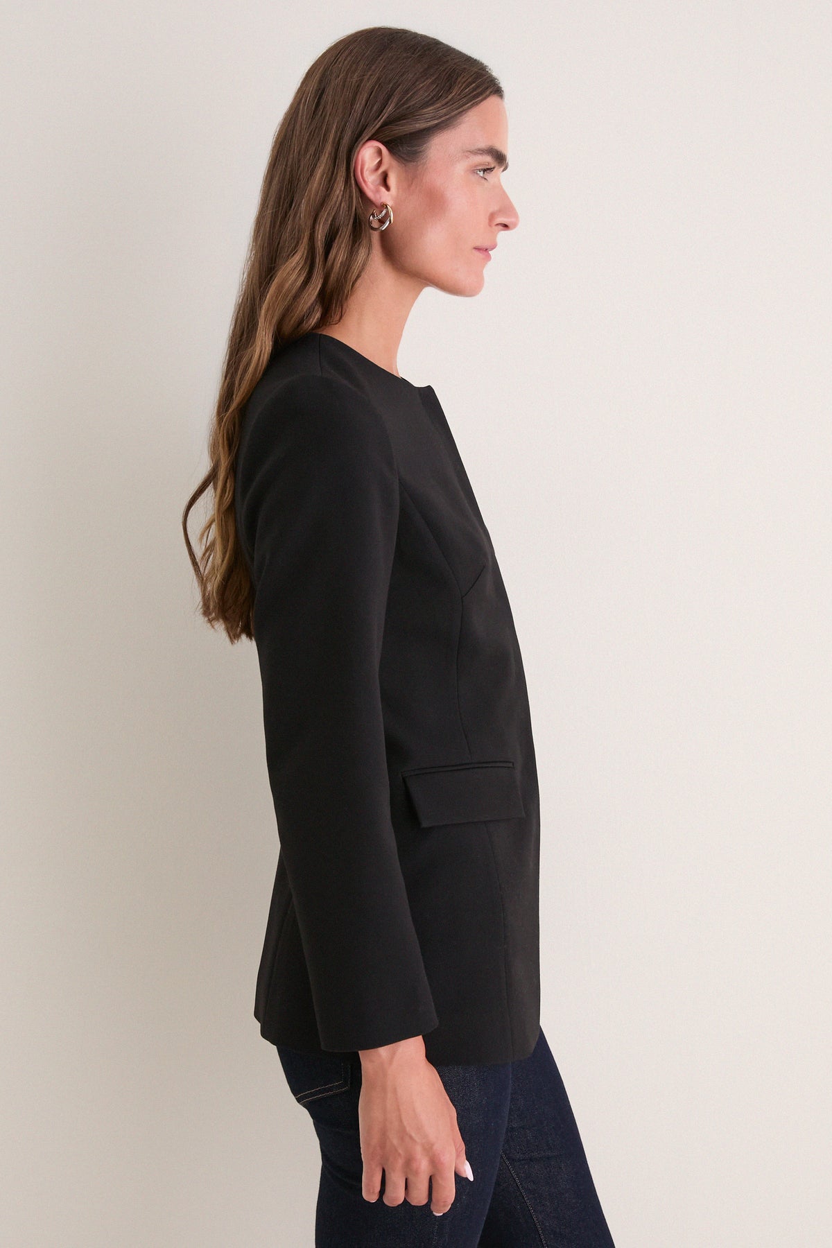 Black Long Sleeve Duke Top