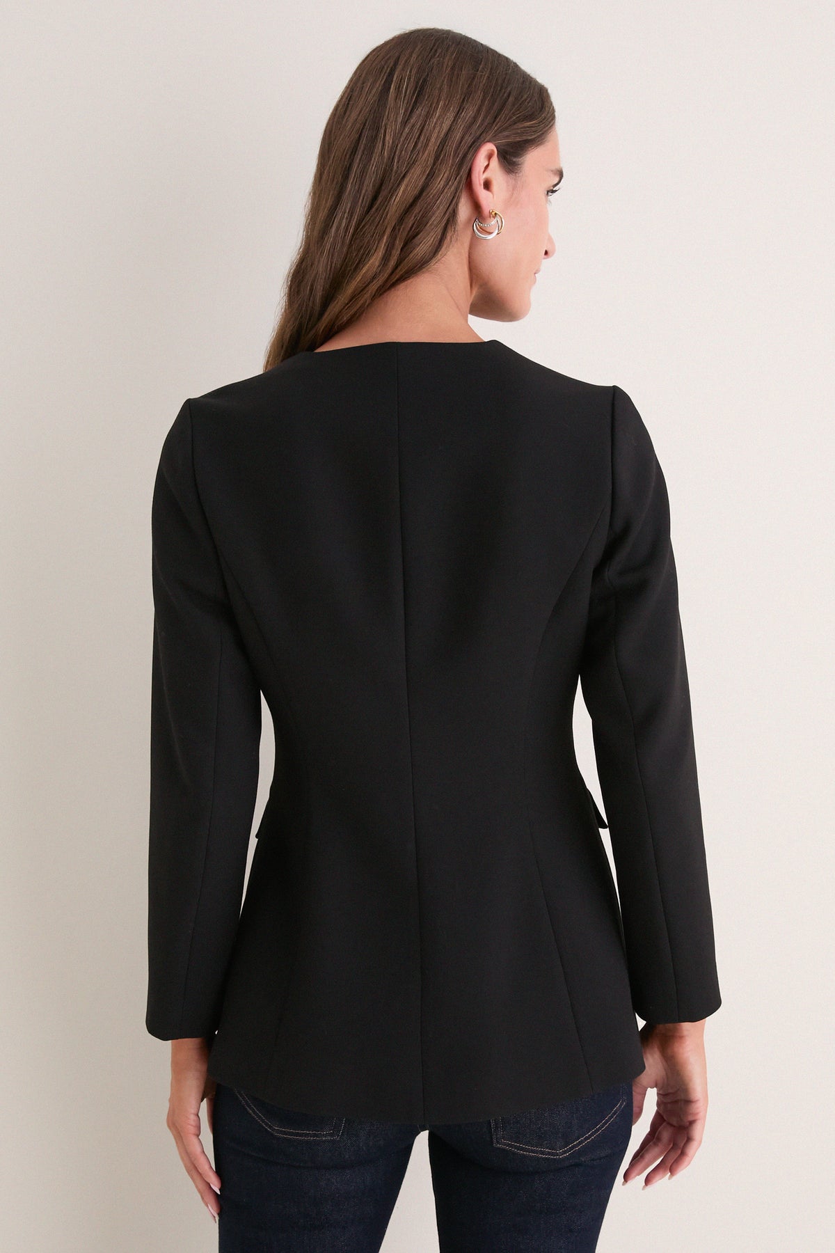 Black Long Sleeve Duke Top