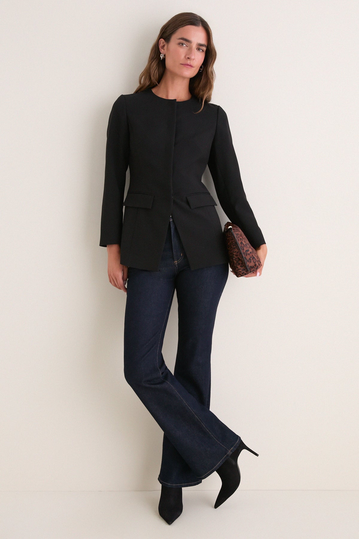 Black Long Sleeve Duke Top