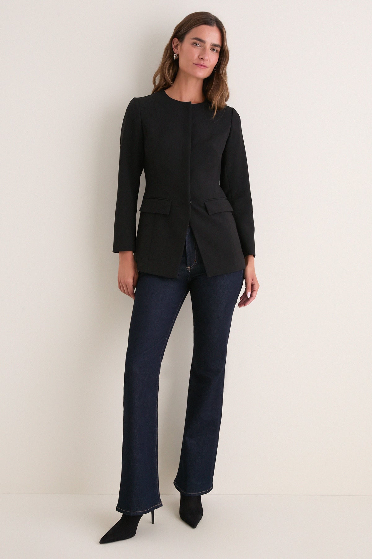 Black Long Sleeve Duke Top