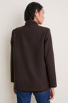 Chocolate Torte Velvet Trim Dalton Jacket