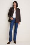 Chocolate Torte Velvet Trim Dalton Jacket