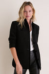 Black Velvet Trim Dalton Jacket