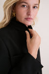 Black Velvet Trim Dalton Jacket