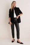 Black Velvet Trim Dalton Jacket