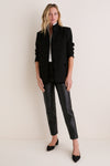 Black Velvet Trim Dalton Jacket