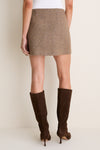 Herringbone Meg A-Line Mini Skirt