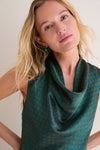 Geometric Tie Jacquard Sinclair Dress