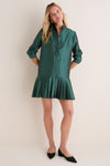 Geometric Tie Jacquard Tate Dress
