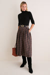 Black Modal Cashmere Turtleneck