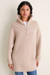 Camel Chunky Knit Luke Sweater