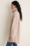 Camel Chunky Knit Luke Sweater