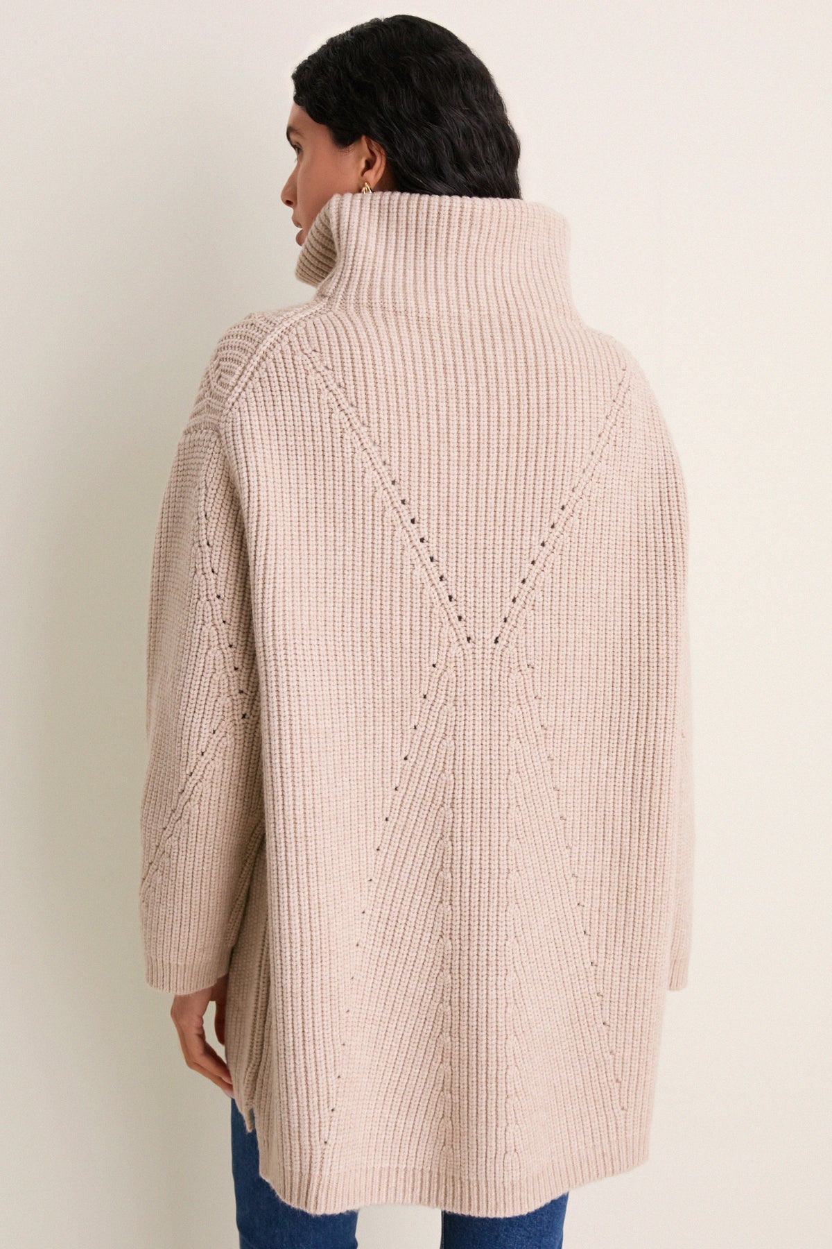 Camel Chunky Knit Luke Sweater