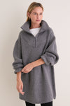 Charcoal Chunky Knit Luke Sweater
