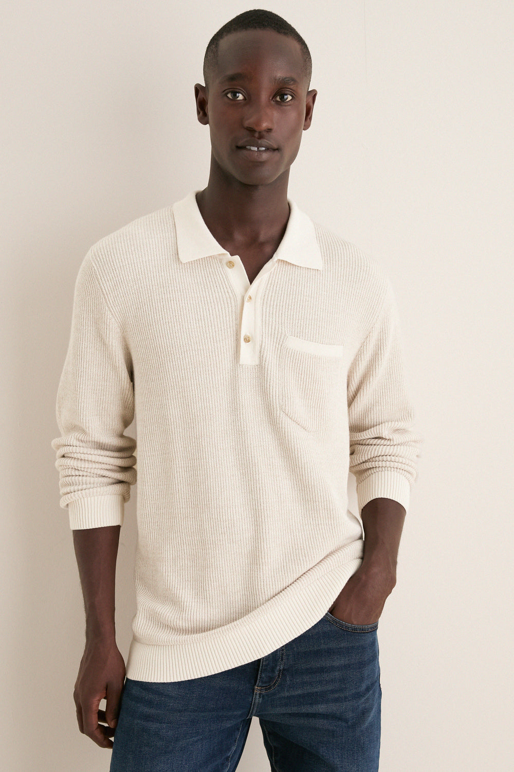 Oat Bungalow Sweater Polo