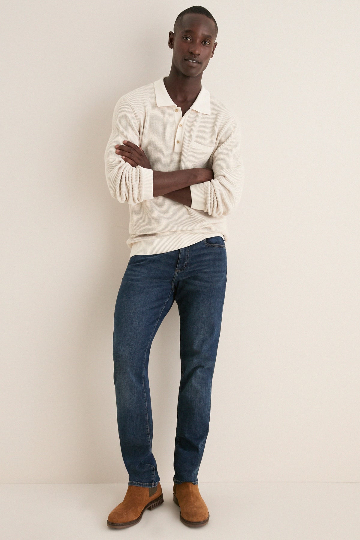 Oat Bungalow Sweater Polo
