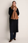 Tan Faux Fur Scarf