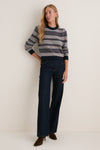 Chalet Fair Isle Cashmere Puff Sleeve Macy Crewneck Sweater