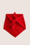 Apple Red Cashmere Triangle Scarf
