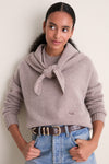 Wheat Cashmere Triangle Scarf