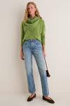Peridot Cashmere Triangle Scarf