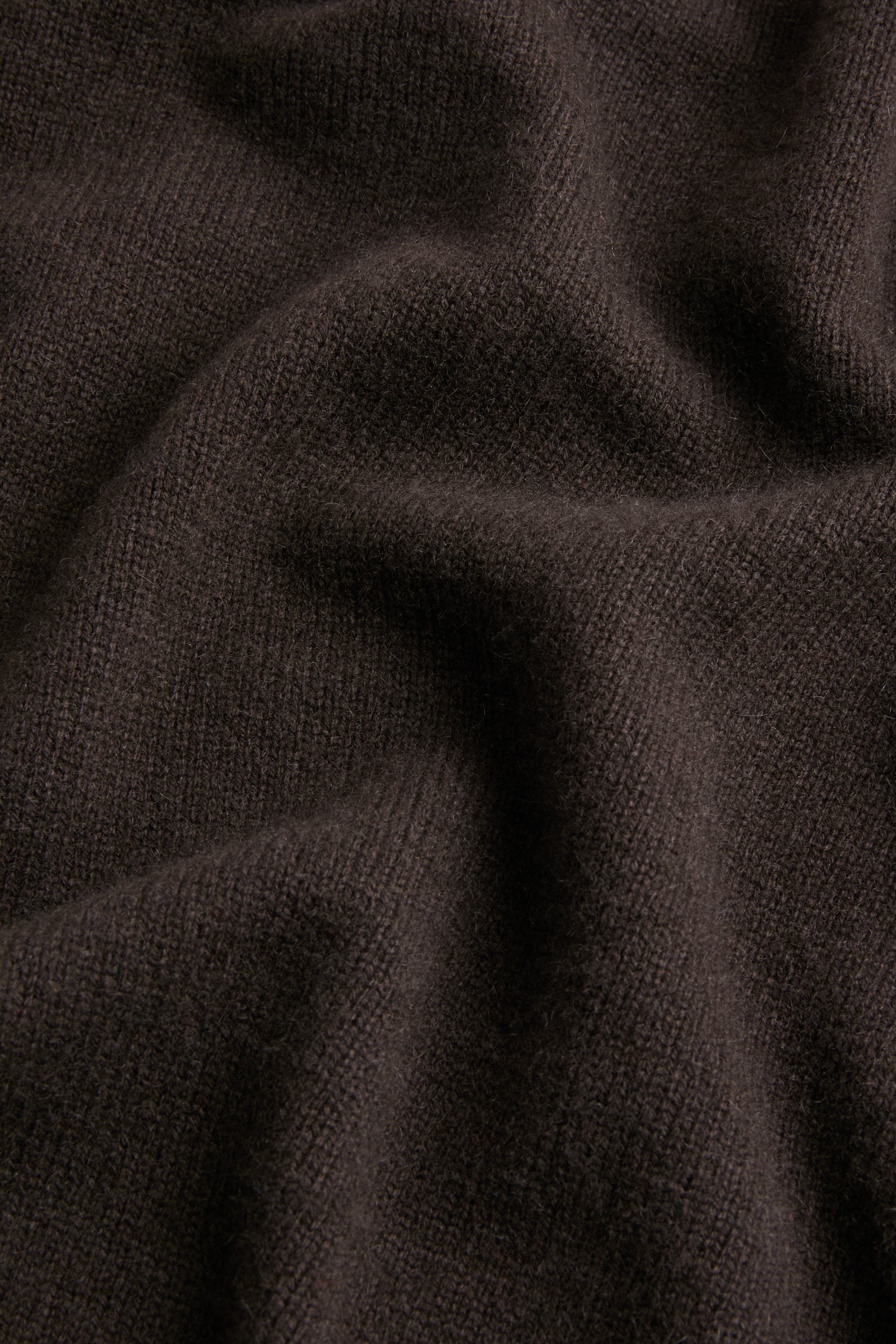 Espresso Cashmere Triangle Scarf