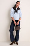Espresso Cashmere Triangle Scarf