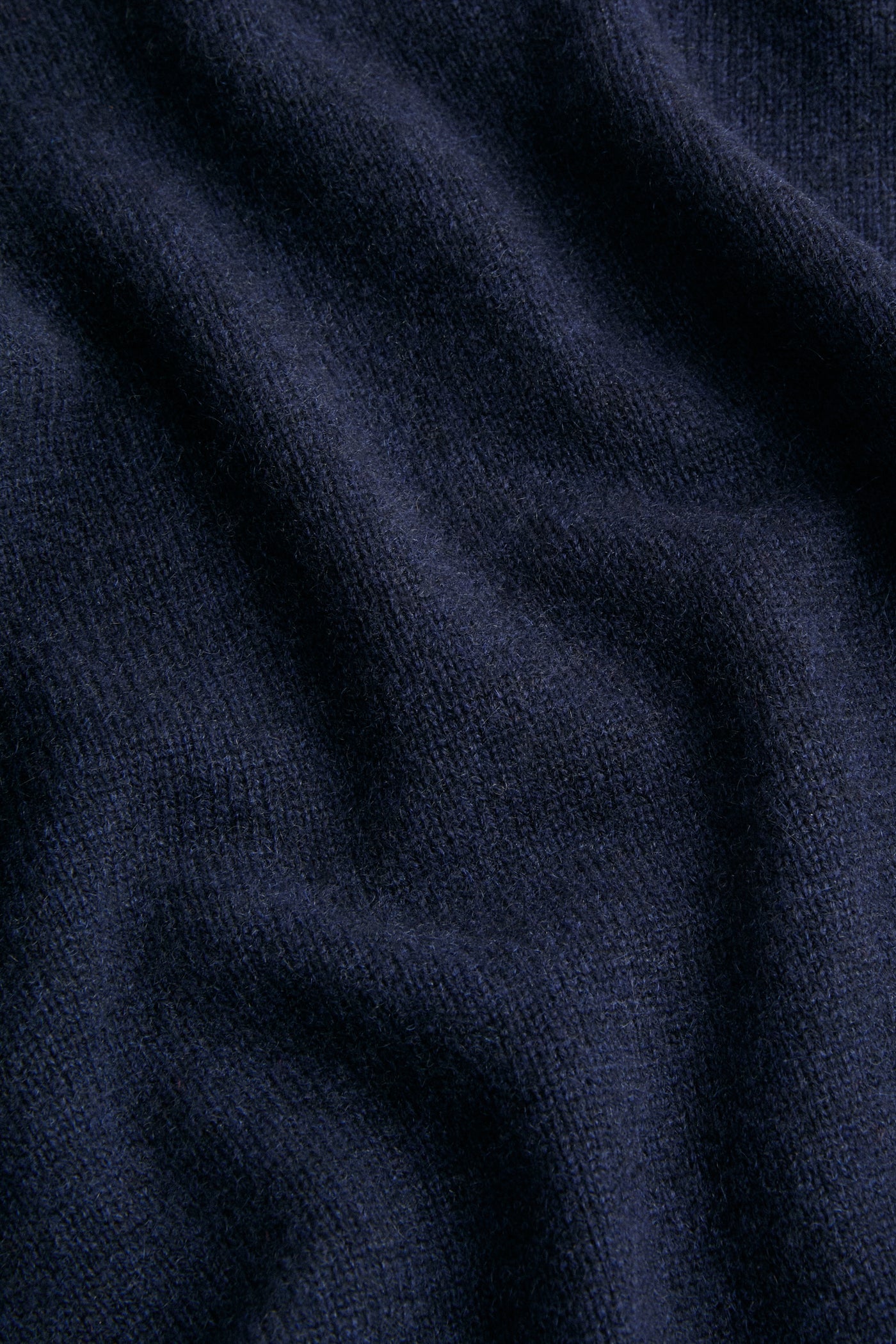 Navy Cashmere Triangle Scarf
