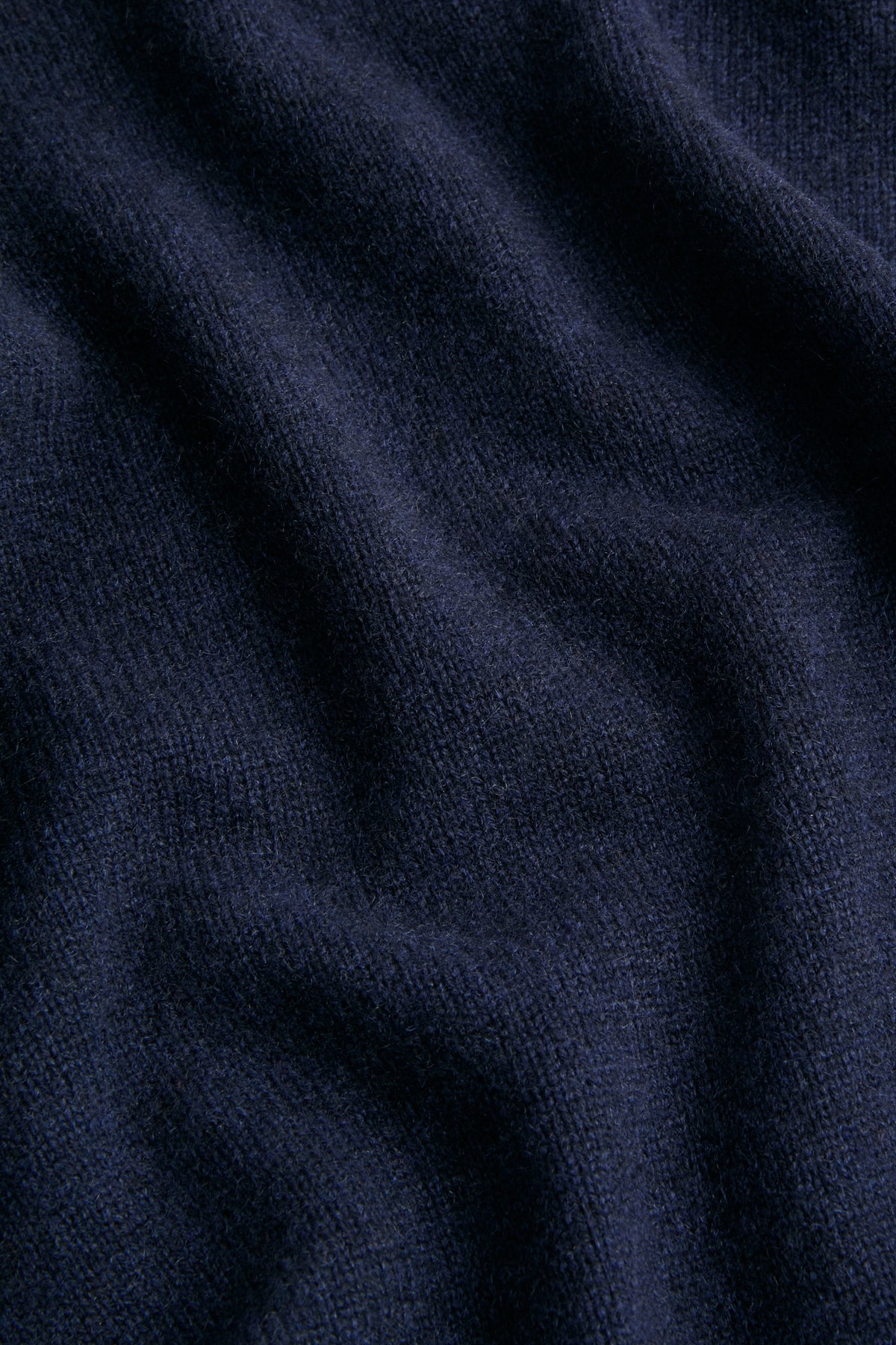 Navy Cashmere Triangle Scarf