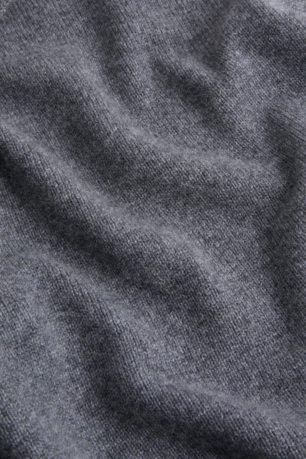 Shadow Gray Cashmere Triangle Scarf