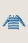 Sky Blue Stripe Parker Polo