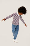 Burgundy Triple Stripe Parker Polo