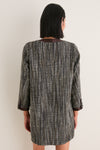 Brown Multi Coco Tweed Bow Dress