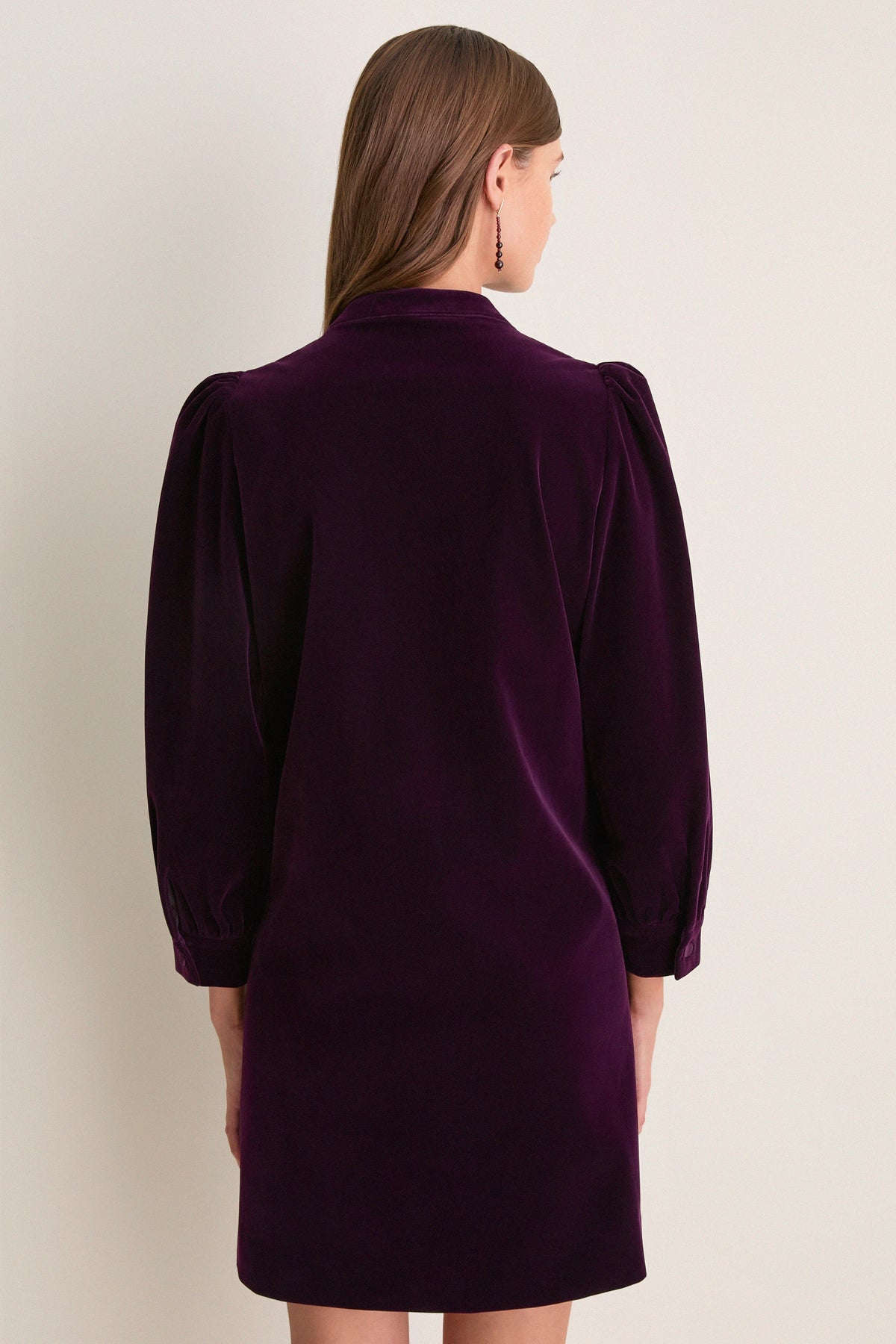 Plum Velvet Samantha Dress