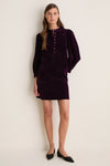 Plum Velvet Samantha Dress