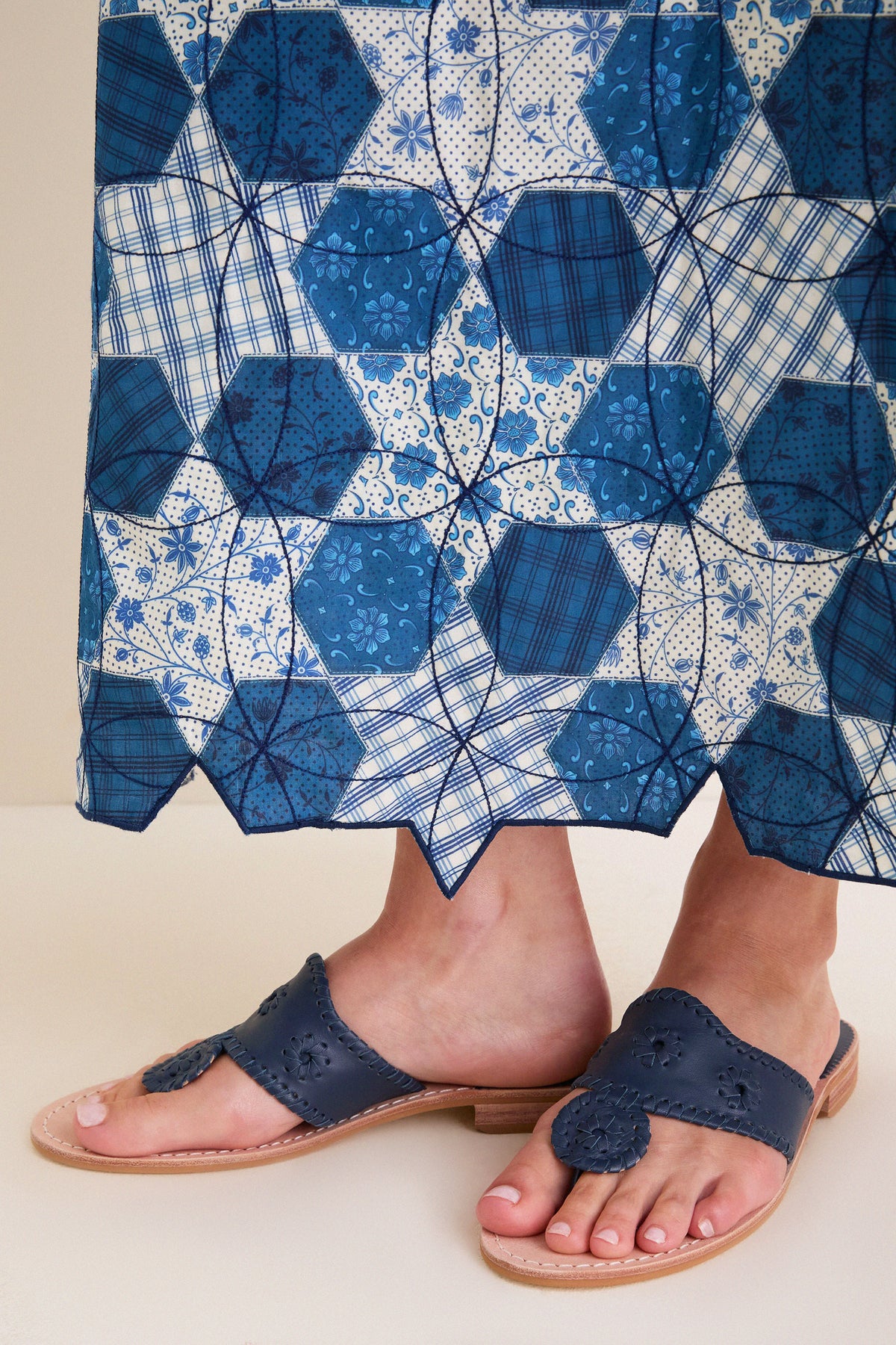 Midnight Jacks Flat Sandals