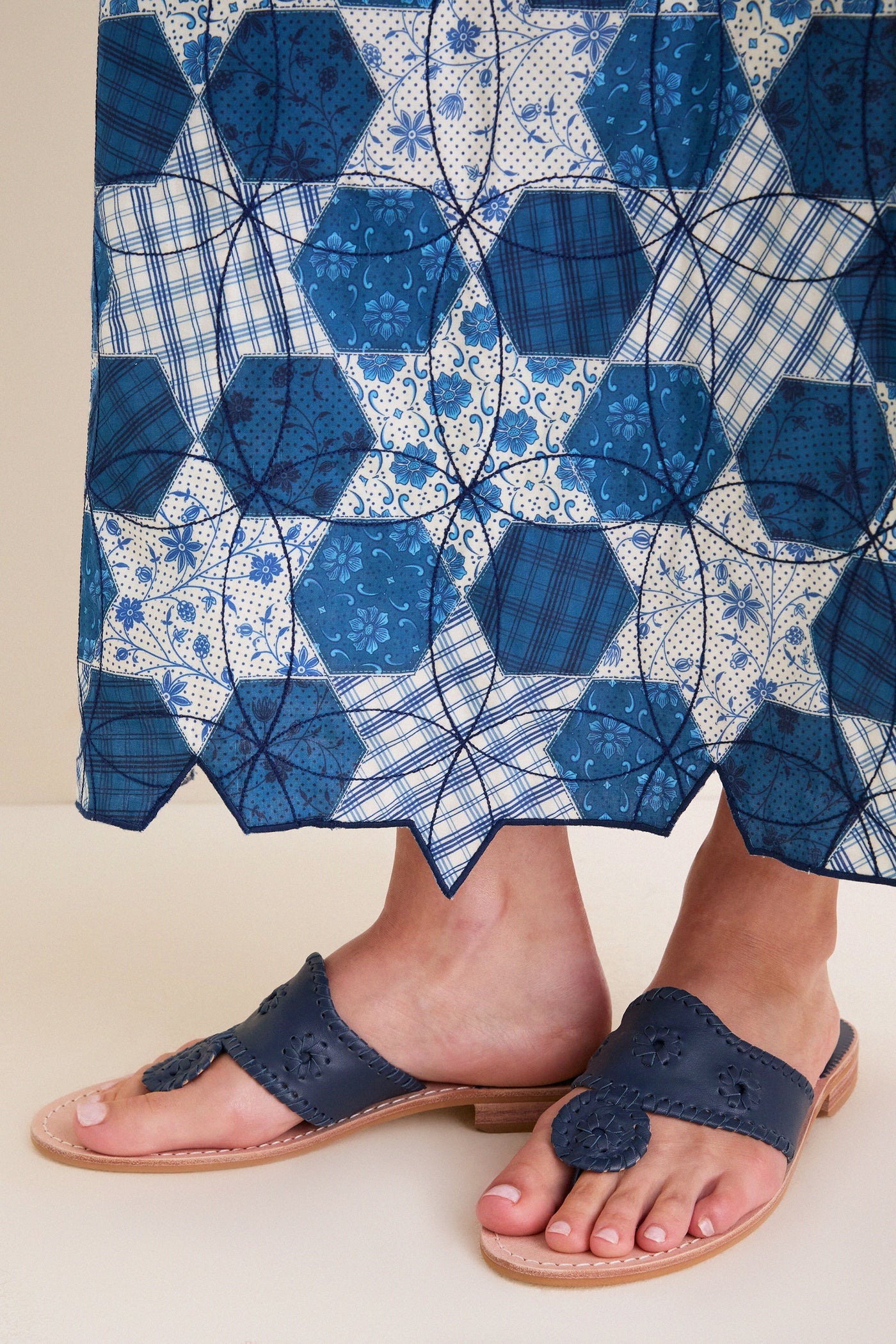 Midnight Jacks Flat Sandals