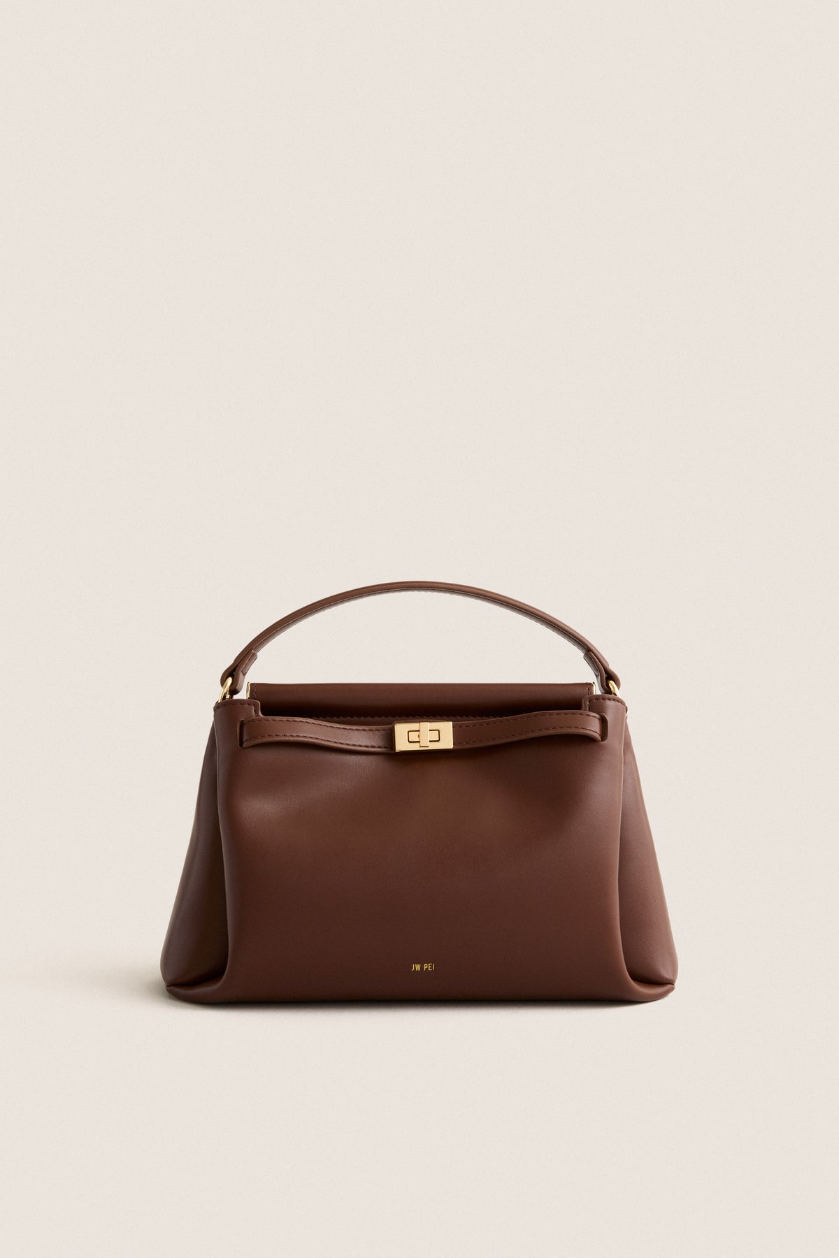 Reddish Brown Carmen Top Handle Bag