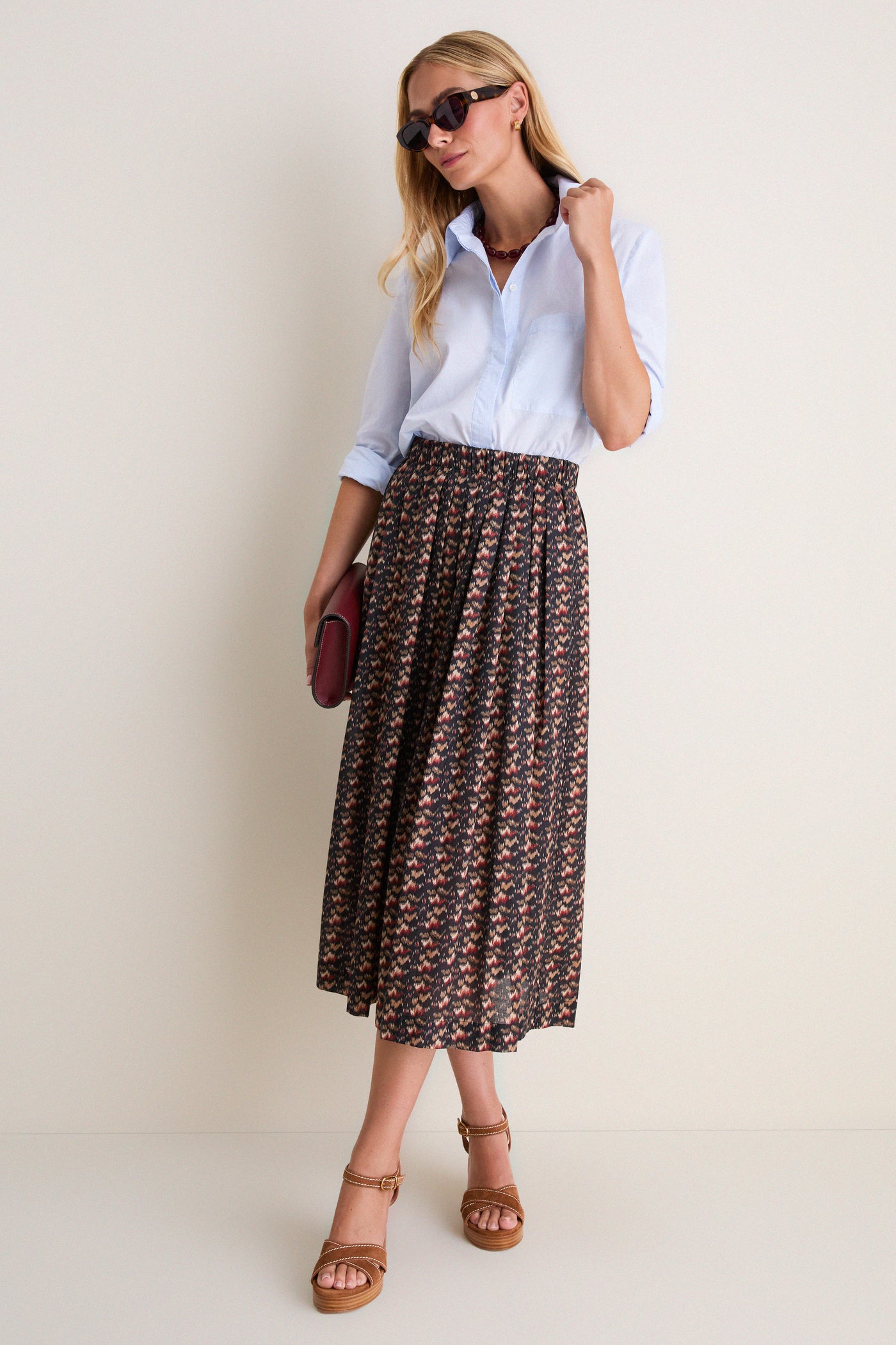Abstract Alps Novella Skirt