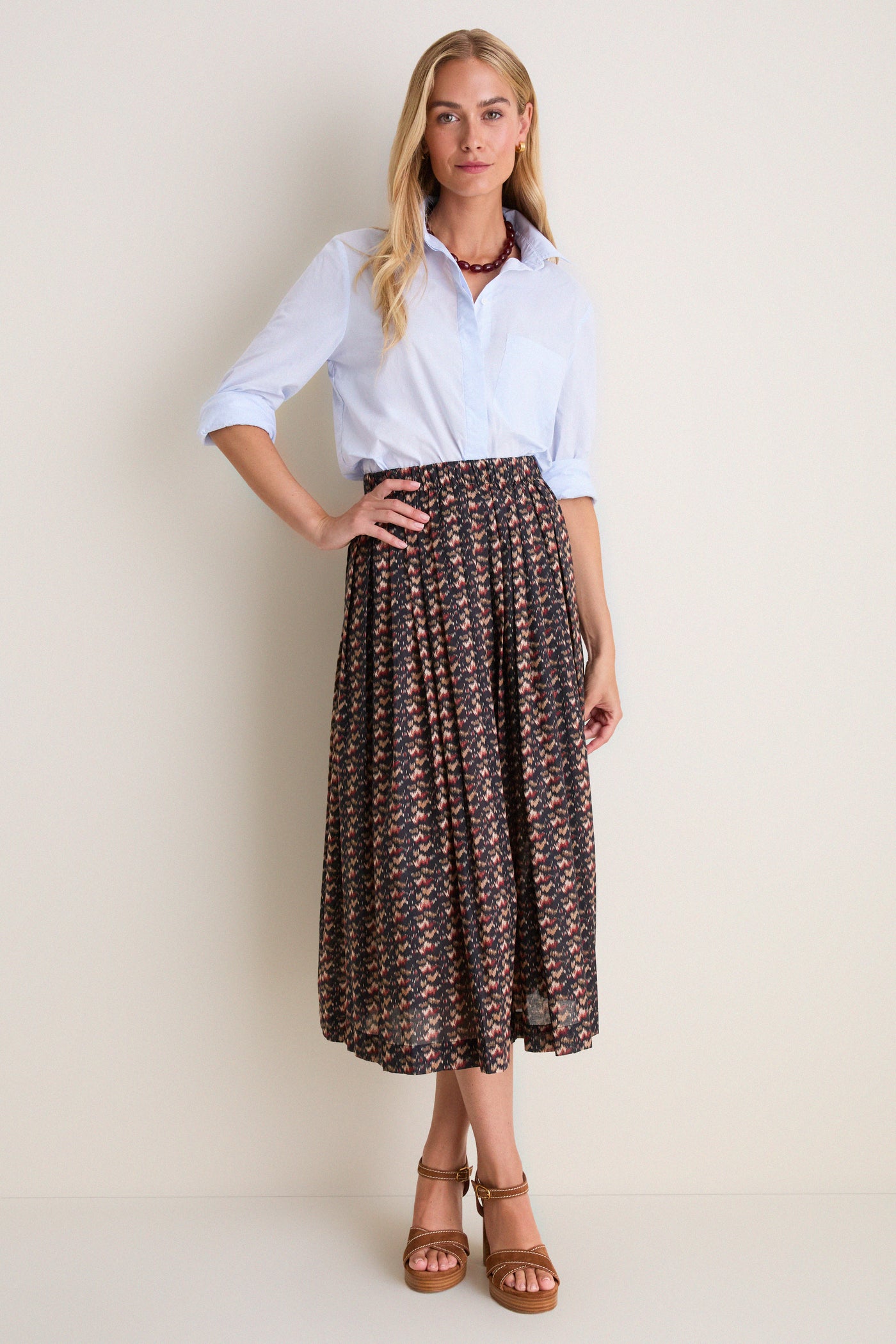 Abstract Alps Novella Skirt