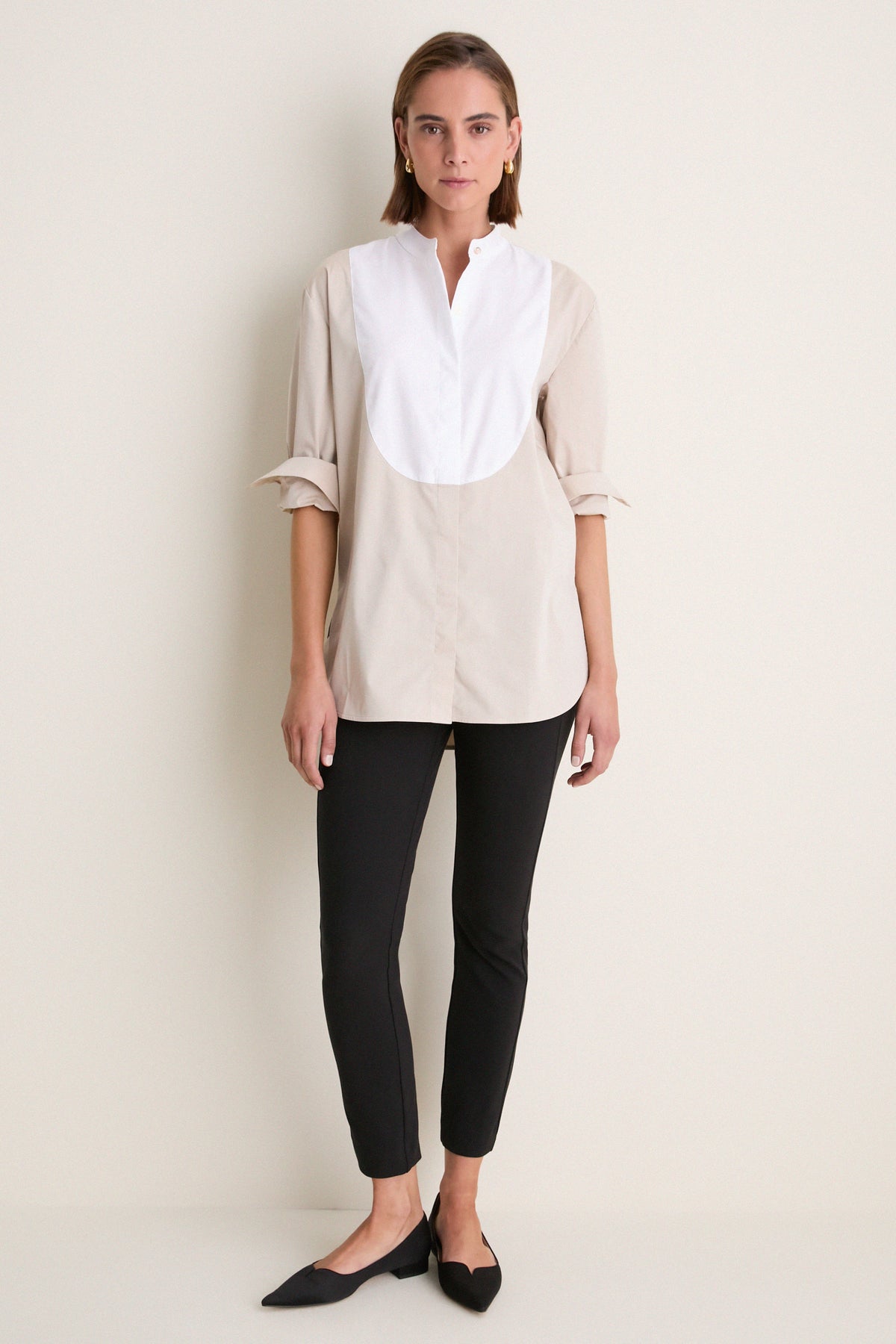 Taupe Tuxedo Buchanan Button Down