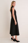 Black Mock Neck Lockwood Dress