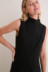 Black Mock Neck Lockwood Dress