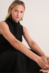 Black Mock Neck Lockwood Dress
