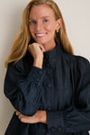 Denim Cropped Newbury Shirt Jacket