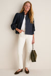 Denim Cropped Newbury Shirt Jacket